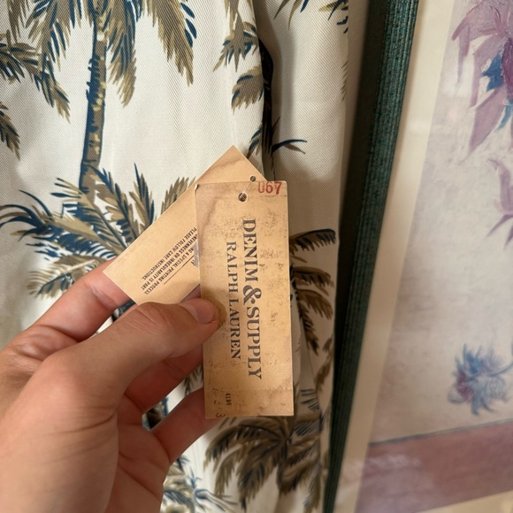 BNWT RRSP $145.00CAD Denim & Supply Ralph Lauren palm tree print bomber jacket - Picture 5 of 9